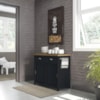 Balcao Aparador Buffet 2 Portas 85 cm BA145 Preto Dtall