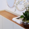 Balcão Aparador Buffet 3 Portas 136 cm Jurere Off White Matte Freijo Colibri