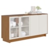 Balcao Aparador Buffet 4 Portas 160 cm Vitoria Freijo Off White Colibri