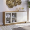 Balcao Aparador Buffet 4 Portas 160 cm Vitoria Freijo Off White Colibri