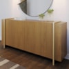 Balcao Buffet 160 cm Copacabana Dourado Freijo Colibri