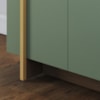 Balcao Buffet 160 cm Copacabana Dourado Hortela Amendoa Colibri