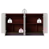 Balcao Buffet 160 cm Copacabana Dourado Off White Nogueira Real Colibri