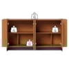 Balcao Buffet 160 cm Copacabana Preto Freijo Colibri