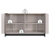 Balcao Buffet 160 cm Copacabana Preto Off White Nogueira Real Colibri