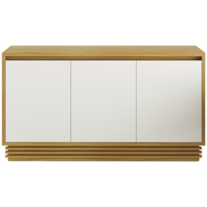 Balcao Buffet 3 Portas 160 cm BB2610 Natural Off White Tecno Mobili Balcao Buffet 3 Portas 160 cm BB2610 Natural Off White Tecno Mobili
