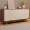 Balcao Buffet 4 Portas 180 cm Soleil Freijo Off White DJ MOVEIS