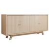 Balcao Buffet 4 Portas 180 cm Soleil Off White DJ MOVEIS