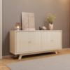 Balcao Buffet 4 Portas 180 cm Soleil Off White DJ MOVEIS