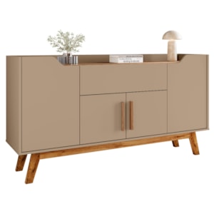 Balcão Buffet 4 Portas Future 136 cm Fendi Freijo BECHARA