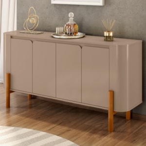 Balcão Buffet 4 Portas Imbassai 160 cm Fendi BECHARA