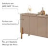 Balcão Buffet 4 Portas Imbassai 160 cm Fendi BECHARA