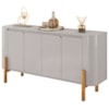 Balcão Buffet 4 Portas Imbassai 160 cm Off White BECHARA