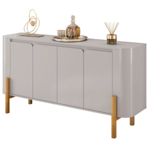Balcão Buffet 4 Portas Imbassai 160 cm Off White BECHARA