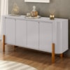 Balcão Buffet 4 Portas Imbassai 160 cm Off White BECHARA