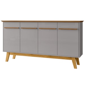 Balcao Buffet 4 Portas Opala 160 cm Cinamomo Off White BECHARA