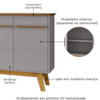 Balcao Buffet 4 Portas Opala 160 cm Cinamomo Off White BECHARA
