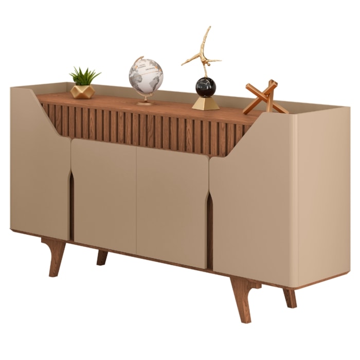 Balcão Buffet 4 Portas Tamisa 160 cm Fendi Freijo BECHARA