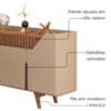 Balcão Buffet 4 Portas Tamisa 160 cm Fendi Freijo BECHARA