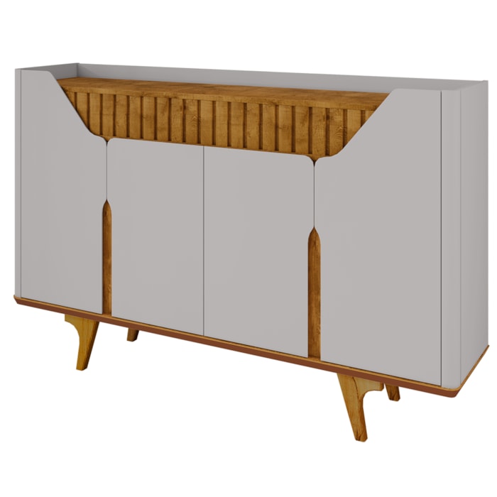 Balcão Buffet 4 Portas Tamisa 160 cm Off White Cinamomo BECHARA