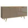 Balcao Buffet 50454 Pes Madeira 160cm Fendi Hannover DCASA