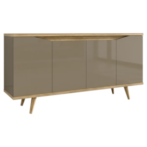 Balcao Buffet 50454 Pes Madeira 160cm Fendi Hannover DCASA