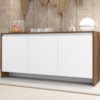 Balcao Buffet 50523 3 Portas 160cm Cedro Branco DCASA