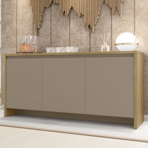 Balcão Buffet 50523 3 Portas 160cm Hannover Fendi DCASA