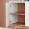 Balcao Buffet Aparador 160 cm Noronha Off White Matte Freijo Colibri