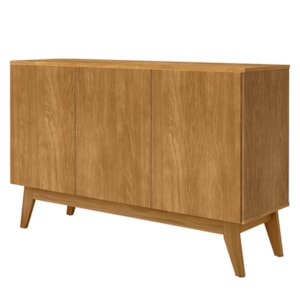 Balcao Buffet Ares 3 Portas 122 cm Nature Tebar