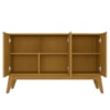 Balcao Buffet Ares 3 Portas 122 cm Nature Tebar