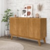Balcao Buffet Ares 3 Portas 122 cm Nature Tebar