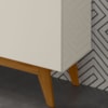 Balcao Buffet Ares 4 Portas 161 cm Off White Nature Tebar