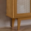 Balcao Buffet Detroit 4 Portas Correr 164 cm Nature Tebar