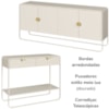 Balcao Buffet E Aparador 180 cm Organica Off White Artesano