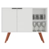 Balcao Buffet Mila 2 Portas 90 cm BP Branco Eratto Moveis