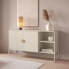 Balcao Buffet Organico 2 Portas 135 cm 28071 Off White Artesano
