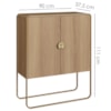 Balcao Buffet Organico 2 Portas 90 cm 28065 Hanover Dourado Artesano