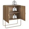 Balcao Buffet Organico 2 Portas 90 cm 28065 Hanover Dourado Artesano