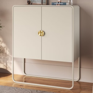 Balcao Buffet Organico 2 Portas 90 cm 28065 Off White Artesano