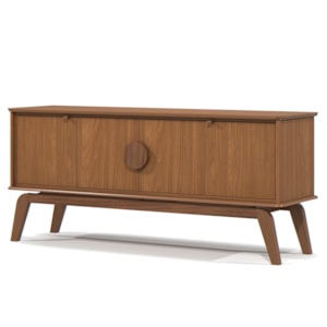 Balcao Buffet Paris 4 Portas 164 cm Nature Tebar