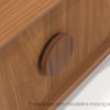 Balcao Buffet Paris 4 Portas 164 cm Nature Tebar