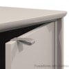 Balcao Buffet Paris 4 Portas 164 cm Off White Nature Tebar