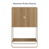 Balcao Cafe Bar Organico 2 Portas 90 cm 28069 Hanover Dourado Artesano