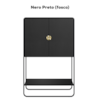 Balcao Cafe Bar Organico 2 Portas 90 cm 28069 Nero Preto Artesano