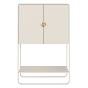 Balcao Cafe Bar Organico 2 Portas 90 cm 28069 Off White Artesano