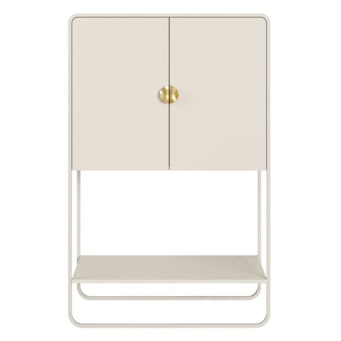 Balcao Cafe Bar Organico 2 Portas 90 cm 28069 Off White Artesano