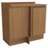 Balcao Canto Reto Com Tampo 1P 98 cm Maxxi G748 Canela Kappesberg