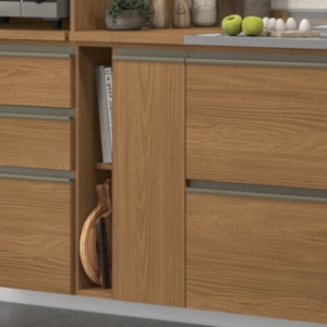 Balcao Com Tampo 1 Porta 25 cm MDP Maxxi G737 Canela Kappesberg