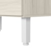 Balcao Com Tampo 1 Porta 40 cm MDF 12218 Bianco Toq Bianco Toq Nicioli